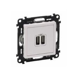 Legrand USB для зарядки двойная Белый, Valena LIFE