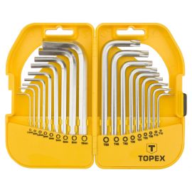 Topex 35D952 Ключi шестиграннi HEX i Torx, набiр 18 шт.*1 уп.