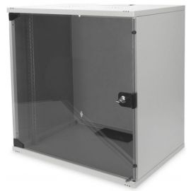 Digitus Шкаф 19" 12U 540x400, стекл.дверь, 60kg max, серый