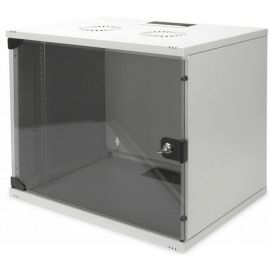 Digitus Шафа 19", 9U, SOHO, скляні двері, 540x400 мм, 60кг максимально, сіра