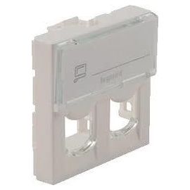 Legrand Лицевая панель для коннектора 2хRJ45 Keystone