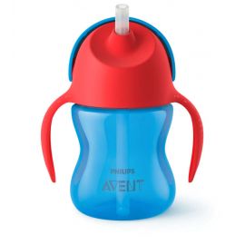 AVENT ЧАШКА З ТРУБОЧКОЮ 210МЛ, 9МІС+, ДЛЯ ХЛОПЧИКІВ