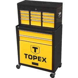 Topex Шафа-візок для інструменту, складається з 2 модулів 61.5х33х66 см та 60х26х34 см, висувні ящики, на колесах