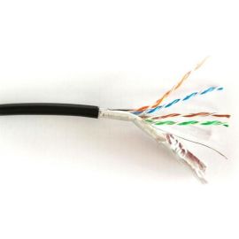 Digitus Кабель CAT 5e F-UTP, 305м, AWG 24/1, зовнішній, чорний