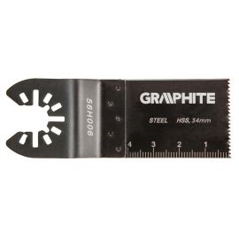 Graphite Полотно плоское к многофункц. инструменту, HSS по металлу, 34 мм