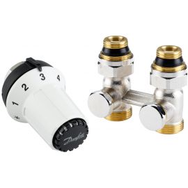 Danfoss Комплект термостатичний RAS-CK + RLV-KS, 1/2 ", M30x1.5, прямий