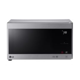 LG Мікрохвильова піч, 25л, електрон. керування, 1000Вт, гриль, дисплей, сріблястий