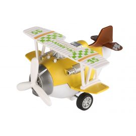 Same Toy Літак металевий інерційний Aircraft жовтий