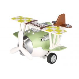 Same Toy Літак металевий інерційний Aircraft світло, музика, зелений