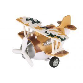 Same Toy Літак металевий інерційний Aircraft світло, музика, коричневий