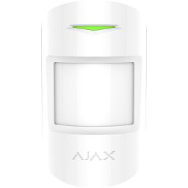 Ajax Датчик руху MotionProtect Plus, Jeweler, Бездротовий, білий