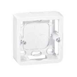 Legrand MOSAIC коробка накладная для суппорта механизмов 080251 (2 мод), 40мм белый