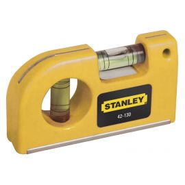 Рівень Stanley кишеньковий, 8.7см, 2 капсули, пластик, магнітна основа