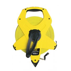 Stanley Рулетка PowerWinder Fiberglass, геодезична, відкритий корпус, 100м х 12.7мм