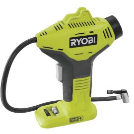 Ryobi Компресор автомобільний акумуляторний R18PI-0, 18В ONE+, 10.3бар, 16л/хвил, без АКБ та ЗПЗП)
