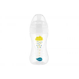 Nuvita Пляшка для годування Mimic Collection 250мл, 3міс+, антиколікова, білий