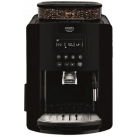 Krups Кавомашина Arabica, 1.8л, зерно, ручний капуч, LED-дисплей, авторецептів -3, свій рецепт, чорний