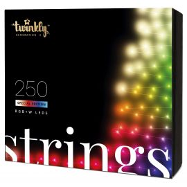Twinkly Smart LED Гірлянда Twinkly Strings RGBW 250, Gen II, IP44, 20м, кабель прозорий