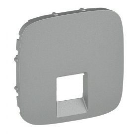 Legrand Лицевая панель розетки RJ11/RJ45 (Valena Allure)[алюміній]