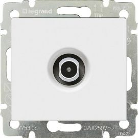 Legrand Valena Classic розетка TV "зірка" штекер біла