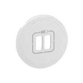 Legrand Celiane лицьова панель зарядний пристрій 2 х USB 1500 мА, Кат. № 0 674 62[білий]