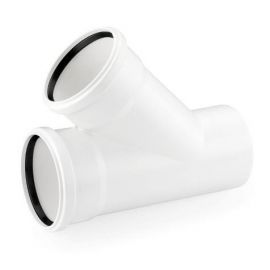 Rehau Трійник каналізаційний Raupiano Plus, 110-90-45°