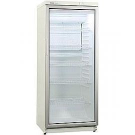 SNAIGE Холодильна вітрина CD29DM-S300S, 145х60х60см, 1 дв., 290л, E, ST, Полиць - 5;, Бут.- 126шт,