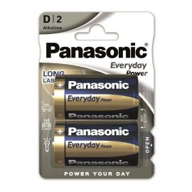 Panasonic Батарейка EVERYDAY POWER лужна D(LR20) блістер, 2 шт.