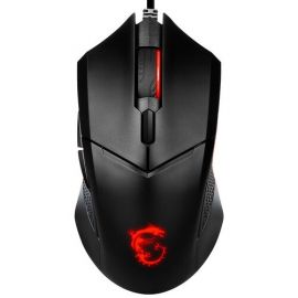 MSI Миша Clutch GM08, Red, USB-A, чорний