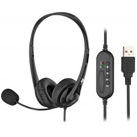 2E CH11[Гарнітура ПК стерео On-ear CH11 USB, omni-mic, 2м, чорний]