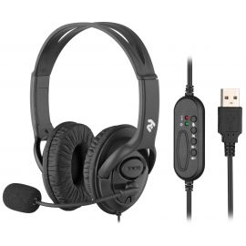 2E CH13 Over-Ear[Гарнітура ПК стерео Over-ear CH13 USB, omni-mic, 2м, чорний]