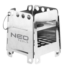 Neo Tools Плита туристична, нержавіюча сталь, висота 16см, з'єднання за допомогою одного штифта, 0.37кг