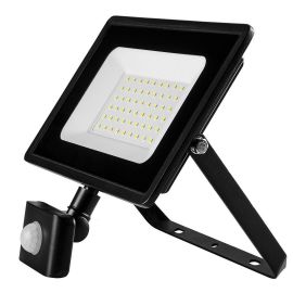 Neo Tools Прожектор, 4000 люмен, 50Вт, 220 В, SMD LED, датчик руху, кабель 0.15 м без вилки, алюміній, IP65