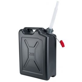 Neo Tools Каністра Pressol паливна 20л пластик HDPE, армійська, міцна, гнучкий злив, 1.45кг, чорний