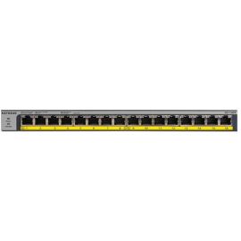 NETGEAR Комутатор GS116PP 16x1GE PoE+(183Вт), FlexPoE, некерований