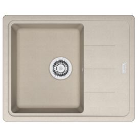 Franke Мийка кухонна Basis, фраграніт, прямокутник, з крилом, 620х500х200мм, чаша - 1, накладна, BFG 611-62, сахара
