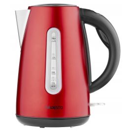 ARDESTO Електрочайник EKL-F300R 1.7л/2200Вт/strix контроль/нерж сталь/червоний