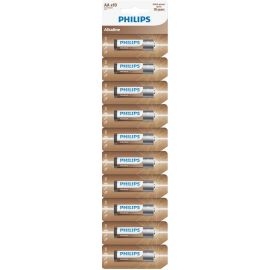 Philips Батарейка Entry Alkaline лужна AА стрічка, 10 шт