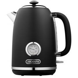 ARDESTO Електрочайник EKL-F410BG 1.8л/2200Вт/strix контроль/нерж. сталь/індикатор температури/чорний