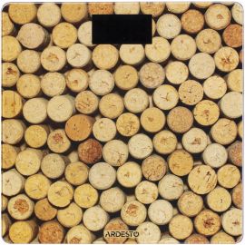 ARDESTO Ваги підлогові CORK, 150кг, 2хААА в комплекті, скло, різнокольорові