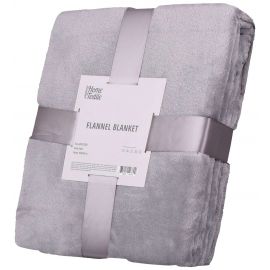 ARDESTO Плед Flannel, 160х200см, сірий, 100% поліестер