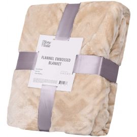 ARDESTO Плед Embossed, 160х200см, тауп, 100% поліестер