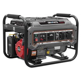 Graphite Генератор бензиновий 230В (1 фаза), 2/2.2кВт, ручний старт, AVR, 40кг
