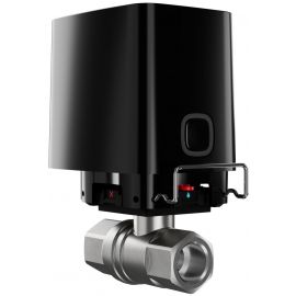 Ajax Розумний кульовий кран WaterStop 1" Jeweler, бездротовий, чорний