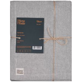 ARDESTO Скатертина Oliver, сірий, 180х133см, 100% бавовна