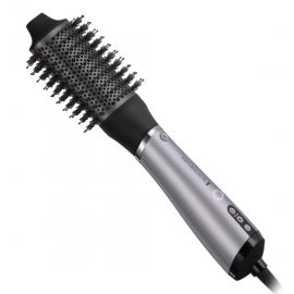 Remington Фен-щітка ProLuxe You Adaptive, 1000Вт, 3 режими, іонізація, хол. обдув, кераміка, сірий