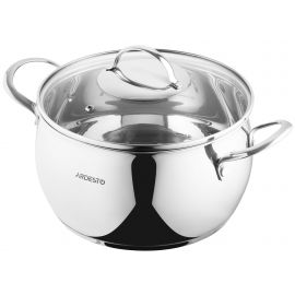 ARDESTO Каструля Gemini, скляна кришка, 5 л, нержавіюча сталь