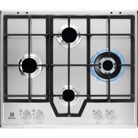 Electrolux Варильна поверхня газова, 60см, чавун, нерж