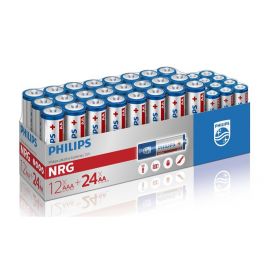 Philips Батарейка Power Alkaline лужна AA+AAA пак, 24+12