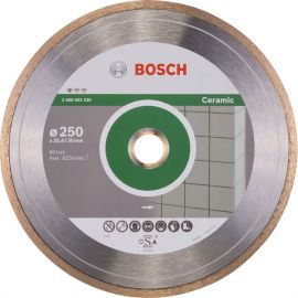 Bosch Диск алмазний Standard for Ceramic, 250 мм, 25.4-30мм, 1.6мм, 7мм